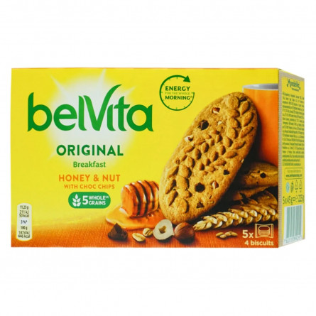 Печиво Belvita з медом та горіхами 225г