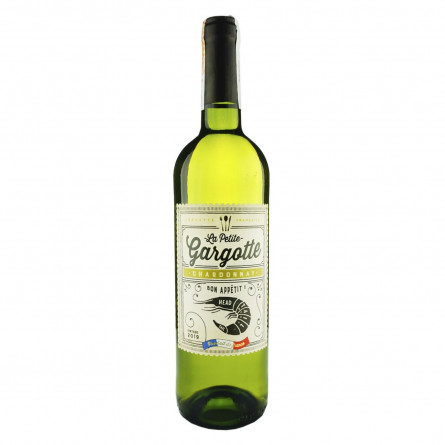 Вино Gargotte Chardonnay Pays d'Oc белое сухое 13% 0,75л