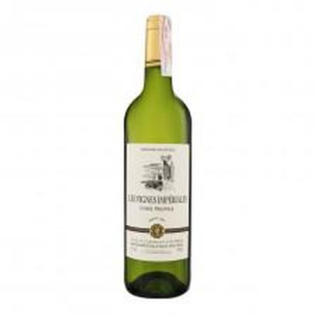 Вино Les Vignes Imperiales сухе біле 0,75л slide 1