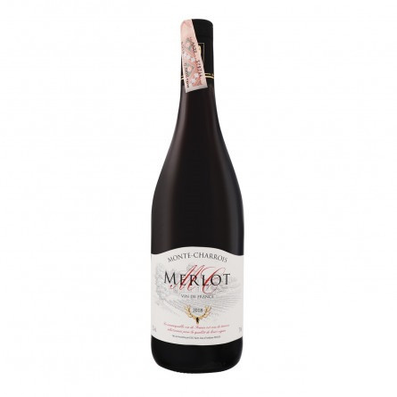 Вино Monte-Charrois Мерло сухое красное 0,75 slide 1