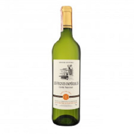 Вино Les Vignes Imperiales напівсолодке біле 0,75л