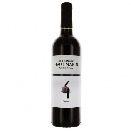 Вино Haut Marin Triton Rouge Cotes de Gascogne красное сухое 11,5% 0,75л slide 1