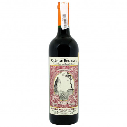 Вино Chateau Bellevue Rouge красное сухое 13% 0,75л