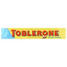 Шоколад Toblerone молочний з солоним карамелізованим мигдалем та медово-мигдальною нугою 100г mini slide 1