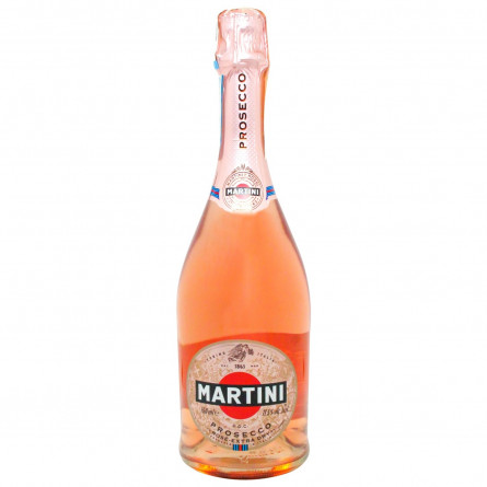 Вино игристое Martini Prosecco розовое сухое 11,5% 0,75л