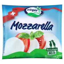 Сыр Züger Frischkäse Моцарелла мягкий 40% 125г mini slide 1