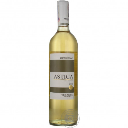 Вино Trapiche Astica Chardonnay біле сухе 13% 0,75л