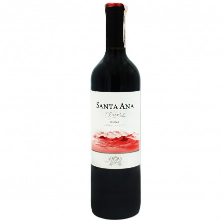 Вино Santa Ana Shiraz червоне напівсухе 12,5% 0,75л