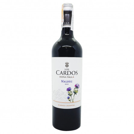 Вино Los Cardos Malbec Mendoza красное сухое 13,5% 0,75л