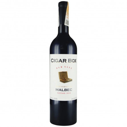 Вино Cigar Box Malbec Mendoza червоне сухе 13,5% 0,75л