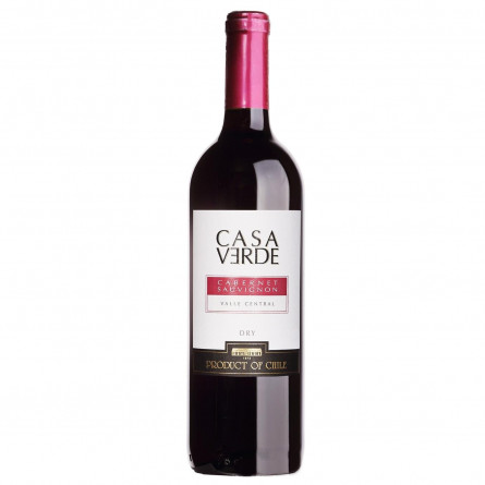 Вино Casa Verde Cabernet-Sauvignon червоне сухе 13% 0,75л