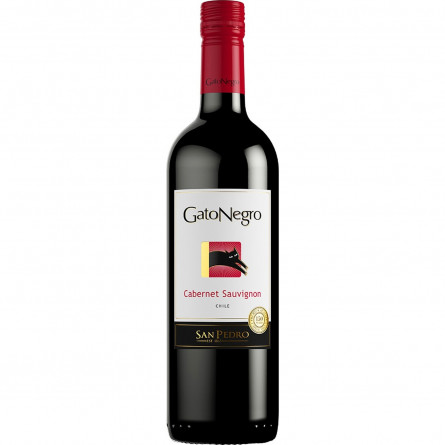 Вино Gato Negro Каберне Совиньон красное сухое 13% 0,75л