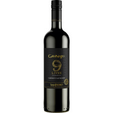 Вино Gato Negro 9 Lives Cabernet Sauvignon червоне сухе 13,5% 0,75л mini slide 1