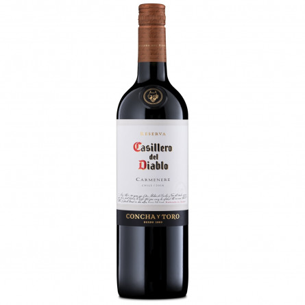 Вино Casillero del Diablo Carmenere красное сухое 13.5% 0,75л