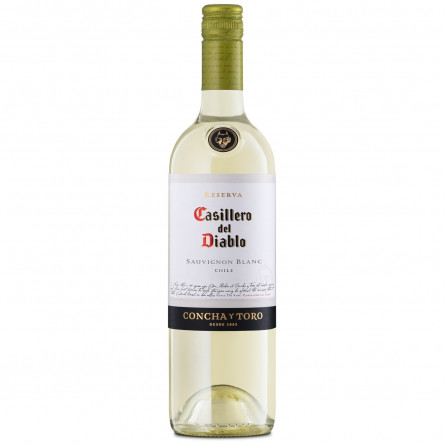 Вино Casillero del Diablo Совіньйон Блан біле сухе 12,5% 0,75л slide 1