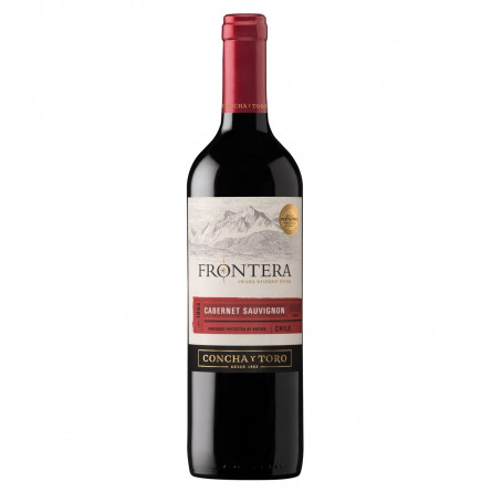 Вино Frontera Каберне Совиньон красное полусухое 12,5% 0,75л slide 1