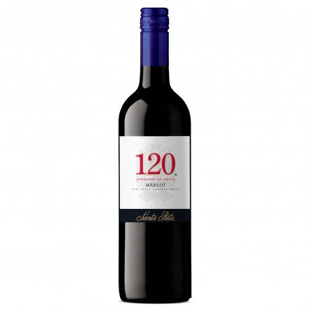Вино Santa Rita 120 Merlot красное сухое 13,5% 0.75л