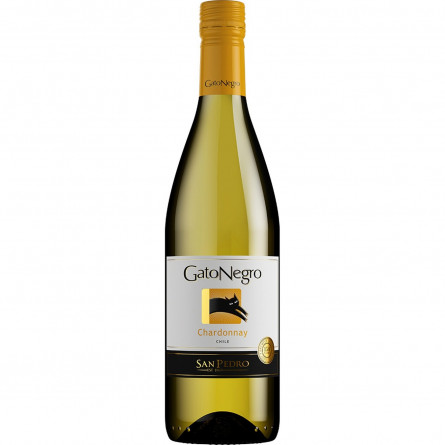 Вино Gato Negro Шардоне біле сухе 13,5% 0,75л