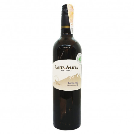 Вино Santa Alicia Merlot Central Valley червоне сухе 13% 0,75л slide 1