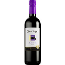 Вино Gato Negro Карменер червоне сухе 0,75л mini slide 1