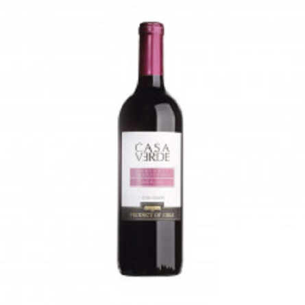 Вино Casa Verde Каберне Совіньйон-Мерло червоне напівсолодке 12% 0,75л slide 1