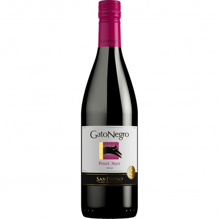 Вино Gato Negro Pinot Noir червоне сухе 13,9% 0,75л