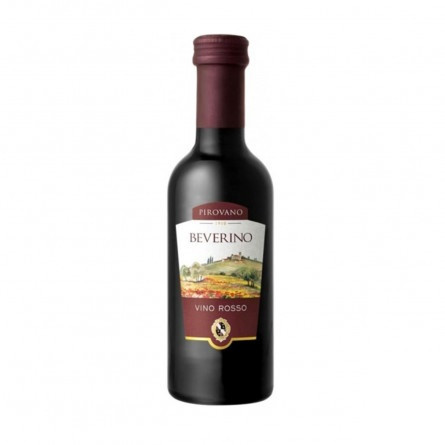 Вино Pirovano Beverino Rosso червоне сухе 10,5% 250мл