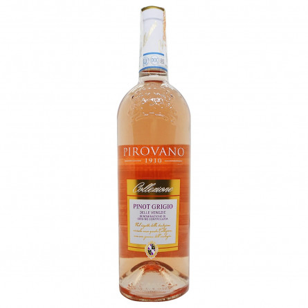 Вино Collezione Pirovano Pinot Grigio розовое сухое 12% 0.75л