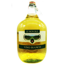 Вино Le Rovole Vino Bianco біле сухе 10% 5л mini slide 1