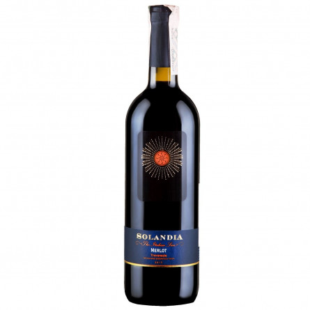 Вино Solandia Merlot-Cabernet Sauvignon червоне сухе 12,5% 0,75л slide 1