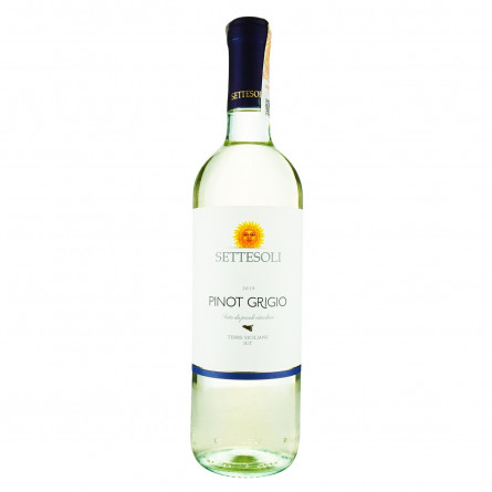 Вино Settesoli Pinot Grigio Sicilia біле сухе 13% 0,75л