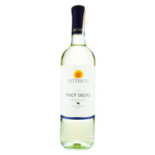 Вино Settesoli Pinot Grigio Sicilia белое сухое 13% 0,75л mini slide 1