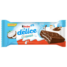 Тістечко Kinder Delice з кокосовою начинкою 37г mini slide 1