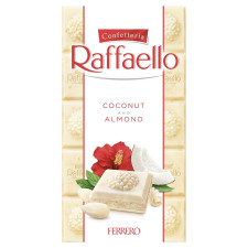 Шоколад Raffaello білий з кокосовою стружкою і мигдалем 90г mini slide 1