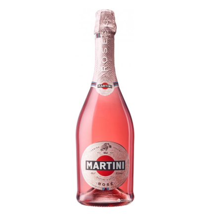 Вино ігристе Martini Rose напівсухе рожеве 9,5% 0,75л