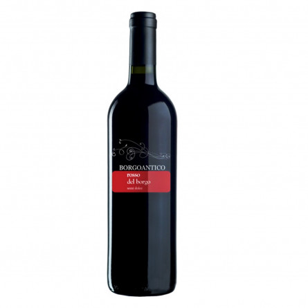 Вино Borgoantico Rosso Semi Dolce червоне напівсолодке 11% 0,75л