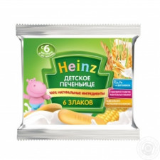 Печиво дитяче Heinz 6 злаків 60г mini slide 1