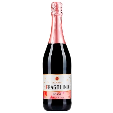 Вино ігристе Sizarini Fragolino Rosso червоне солодке 7,5% 0,75л