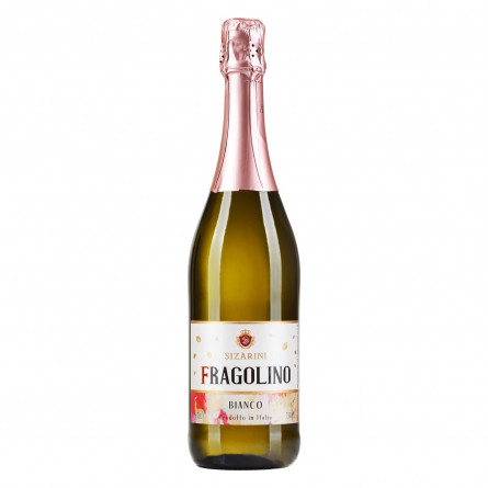 Вино ігристе Sizarini Fragolino Bianco біле солодке 7,5% 0,75л