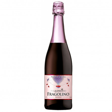 Вино ігристе Palloncino Fragolino червоне солодке 7,5% 0,75л