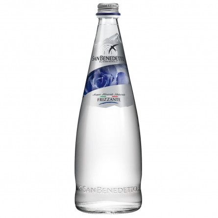 Вода Сан Бенедетто газированная стеклянная бутылка 750мл Италия