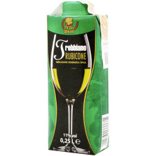 Вино Trebbiano Rubicone біле сухе 11% 250мл mini slide 1