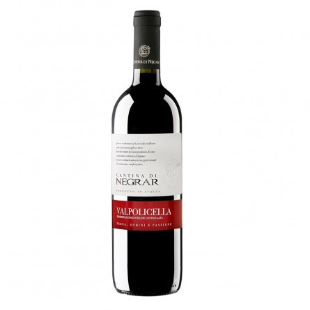 Вино Cantina di Negrar Valpolicella червоне сухе 11,5% 0,75л slide 1
