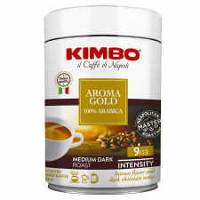 Кофе Kimbo Aroma Gold 100% Arabica молотый ж/б 250г mini slide 1
