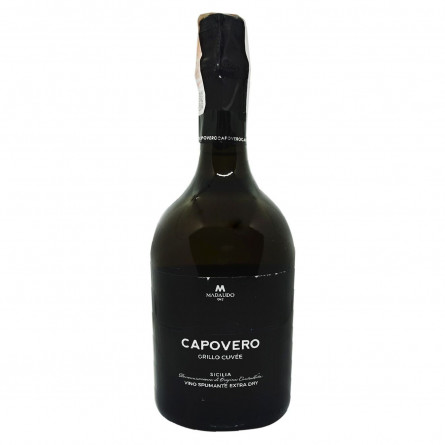 Вино ігристе Capovero Grillo Cuvee Charmat біле сухе 11,5% 0,75л slide 1