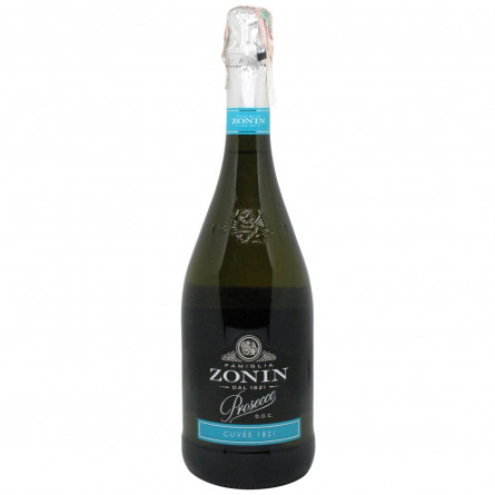 Вино Zonin Prosecco Doc 1821 ігристе біле сухе 11% 0,75л