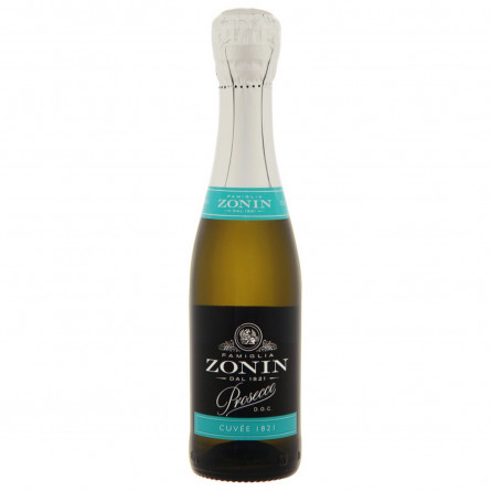 Вино ігристе Zonin Prosecco Cuvee біле сухе 11% 200мл slide 1