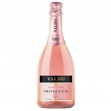 Вино ігристе Valdo Prosecco Rose Brut 0,75л slide 1