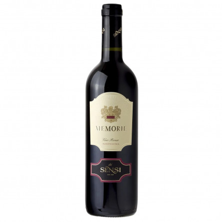 Вино Sensi Memorie Rosso красное сухое 13% 0,75л slide 1