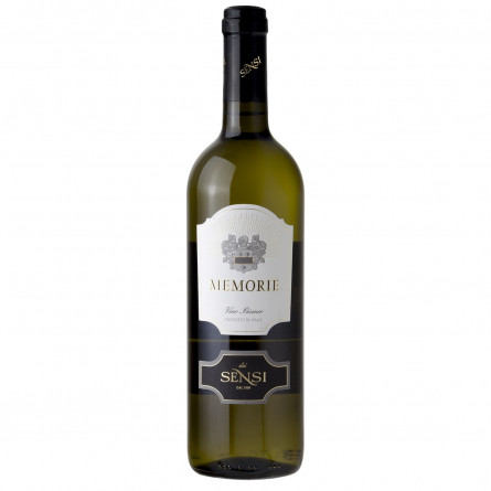 Вино Sensi Memorie Bianco белое сухое 12,5% 0,75л